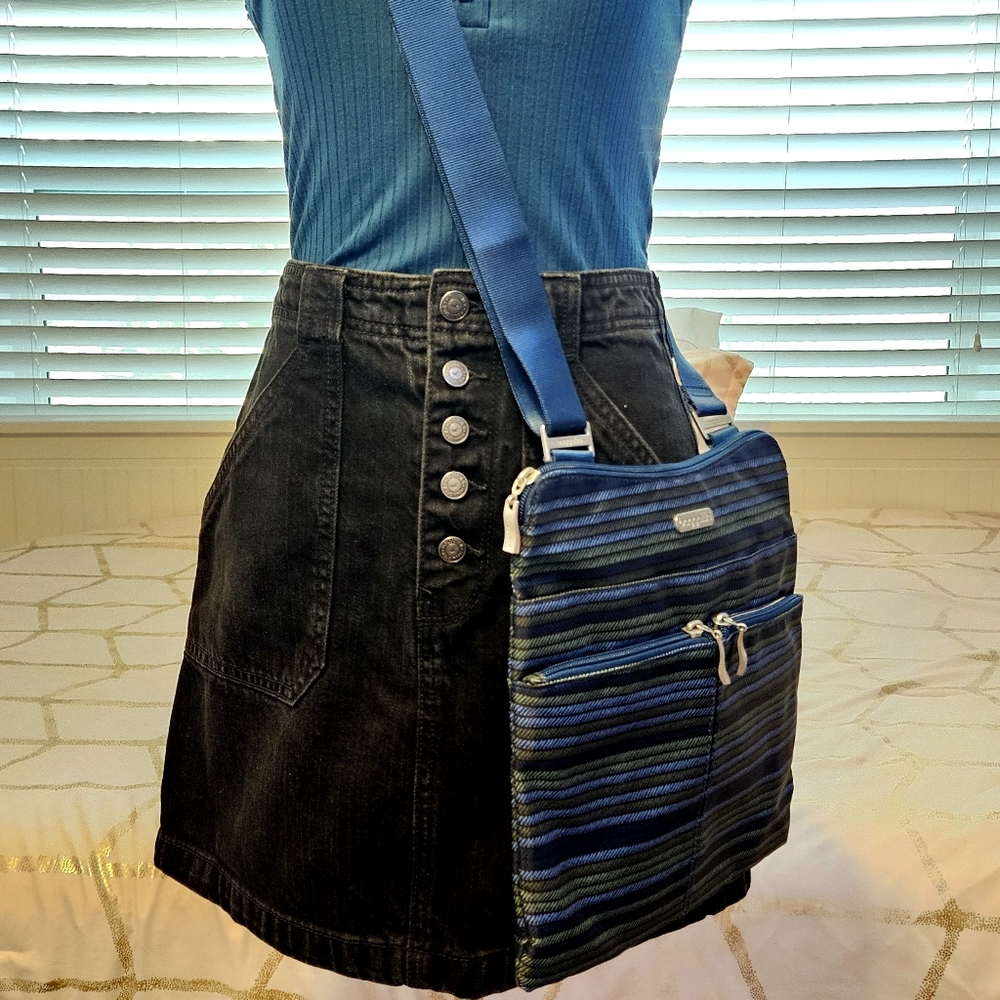 Blue & Green Crossbody Bag
